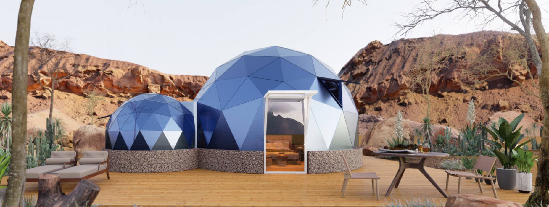 紫阳县球形智能光伏玻璃星空房